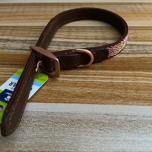Top Paw Leather Pet Collar